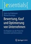 Bewertung, Kauf und Optimierung von Unternehmen