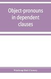 Object-pronouns in dependent clauses. A study in old Spanish word-order