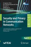 Security and Privacy in Communication Networks