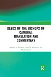 Deeds of the Bishops of Cambrai, Translation and Commentary