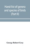 Hand-list of genera and species of birds