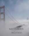 New Years Eve San Francisco  golden gate bridge   hello 2020  blank  Guest Book