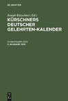 Kürschners Deutscher Gelehrten-Kalender, 5. Ausgabe 1935, Kürschners Deutscher Gelehrten-Kalender 5. Ausgabe 1935