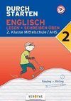 Durchstarten 2. Klasse - Englisch Mittelschule/AHS - Lesen und Schreiben