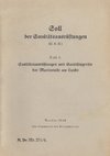 M.Dv.Nr. 271/4 Soll der Sanitätsausrüstungen - Teil 4: Sanitätsausrüstungen und Sanitätsgeräte der Marineteile am Lande