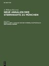 Neue Annalen der Sternwarte zu München, Band VI, Heft 1, Katalog von 1867 Sternen, hauptsächlich zenitnahen Sternen