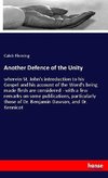 Another Defence of the Unity
