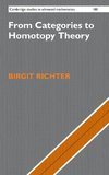 From Categories to Homotopy Theory