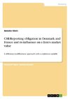 CSR-Reporting obligation in Denmark and France and its influence on a firm's market value