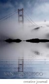 San Francisco stunning golden gate bridge reflections   Blank  white page Creative Journal