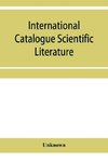 International Catalogue Scientific Literature