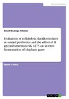 Evaluation of cellulolytic Bacillus isolates as animal probiotics and the effect of B. glycinifermentans SK 4275 on in-vitro fermentation of elephant grass