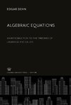 Algebraic Equations