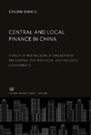 Central and Local Finance in China