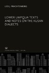 Lower Umpqua Texts and Notes on the Kusan Dialects