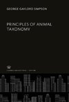 Principles of Animal Taxonomy