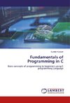 Fundamentals of Programming in C