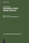 Bürgerliches Gesetzbuch, Band 2, Teil 2, Besonderer Teil