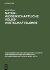 Naturwissenschaftliche Volkswirtschaftslehre