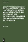 Sitzungsberichte der Mathematisch-Naturwissenschaftlichen Abteilung der Bayerischen Akademie der Wissenschaften zu München, Heft 1/1928