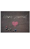 Love chalk valentine's   blank journal