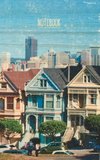 Bullet Journal Notebook, San Francisco Painted Ladies Cover