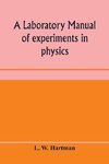 A laboratory manual of experiments in physics, for the students of the sophomore year in the University of Utah