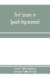 First lessons in speech improvement