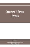 Specimens of Roman literature