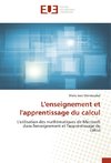 L'enseignement et l'apprentissage du calcul