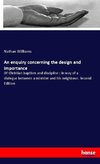 An enquiry concerning the design and importance