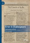 Error in Shakespeare