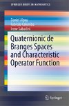 Quaternionic de Branges Spaces and Characteristic Operator Function