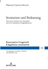 Intonation und Bedeutung