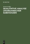 Qualitative Analyse unorganischer Substanzen