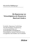 Die Begrenzung von Nebentätigkeiten der Beamten in Bund und Ländern