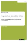 Corporate Social Responsibility im Sport