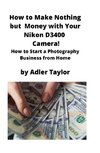 How to Make Nothing but  Money with Your Nikon D3400 Camera!