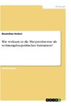 Wie wirksam ist die Mietpreisbremse als wohnungsbaupolitisches Instrument?