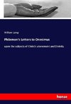 Philemon's Letters to Onesimus