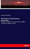 The history of spontaneous generation: