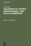 Gesammelte Werke. Ergänzungs- und Nachlaßbände, Band 13, II. (1920-1924)