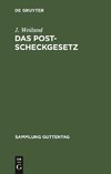 Das Postscheckgesetz