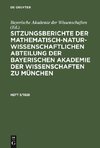 Sitzungsberichte der Mathematisch-Naturwissenschaftlichen Abteilung der Bayerischen Akademie der Wissenschaften zu München, Heft 3/1928