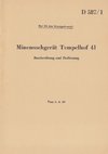 D 587/1 Minensuchgerät Tempelhof 41 - Beschreibung und Bedienung