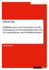 Wohlfahrtsstaat und Föderalismus. Ist der Föderalismus ein entscheidender Faktor bei der Ausgestaltung eines Wohlfahrtsstaates?