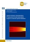 Lateral emission characteristics of high-power broad-area lasers subject to external optical feedback