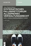 Systematisches Fallrepetitorium Allgemeines Verwaltungsrecht 01