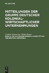 Die nutzbaren Minerallagerstätten von Deutsch-Ostafrika