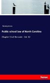 Public school law of North Carolina